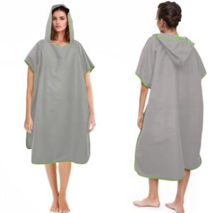 Microvezel Badponcho voor Dames en Heren - Ideale Omkleedhulp voor Strand, Surfen en Zwemmen