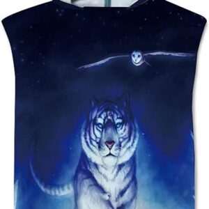 Microvezel Poncho Handdoek met Capuchon voor Volwassenen - Sneldrogend Strandbadjas