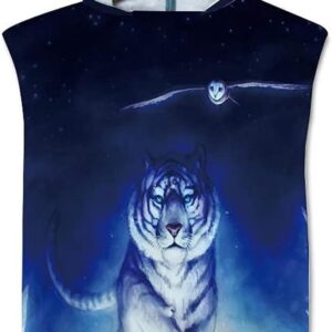 Microvezel Poncho Handdoek met Capuchon voor Volwassenen - Sneldrogend Strandbadjas