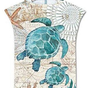 Microvezel Strandlaken Poncho met Capuchon voor Volwassenen - Ideaal voor Surfen, Zwemmen en Wetsuit