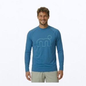Mistral Ocean Heren Rash Guard | Corsair | Maat M | Lange Mouw | UV-Beschermend Watershirt | Voor SUP, Surfen, Windsurfen en Strand