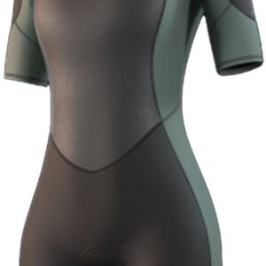 Mystic Brand Shorty 3/2mm Bzip Flatlock 2025 - Dark Olive