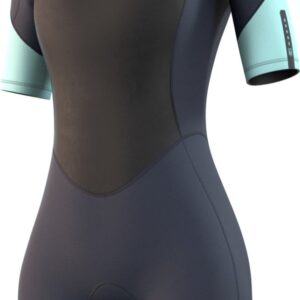 Mystic Dames Brand 3/2mm Rug Ritssluiting Shorty - Night B