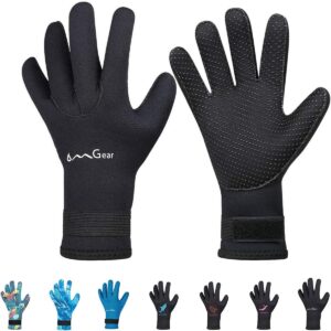 Neopreen Duikhandschoenen - Wetsuit Handschoenen - Watersport Bescherming - Verstelbare Tailleband - 3 of 5 mm - Zwart