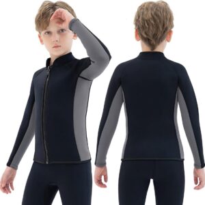Neopreen Duikpak voor Kinderen 3mm Lange Mouwen voor Zwemmen en Watersport