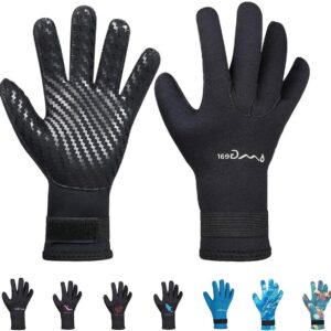 Neopreen Handschoenen - Duikhandschoenen Wetsuit - Wateractiviteiten Bescherming - 3mm Flexibel Neopreen - XX-Large - Zwart