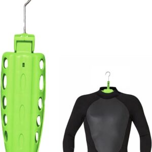 Neopreen Pak Kleerhanger - Duikpak Houder - Wetsuit Drogen - Opvouwbaar Lichtgewicht - 51 cm Uitgevouwen - Groen