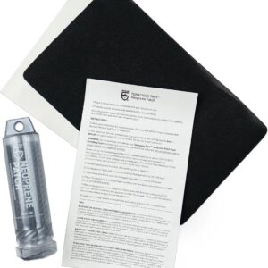 Neopreen Reparatiepatch - Stof Patch - Pakken Repareren - Hitte Geactiveerd - 25x15 cm - Zwart