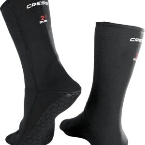 Neopreen Sokken - Duiksokken Antislip - Watersport Bescherming - Gespoten Antislip Coating - 2.5 mm dik - Zwart