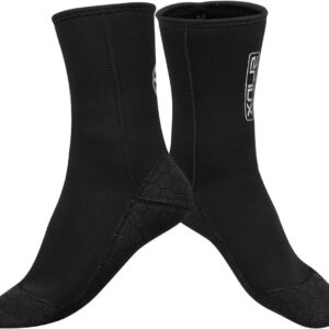 Neopreen Sokken - Duiksokken Wetsuit Sokken - Watersport Bescherming - Anti-slip Rubberen Zolen - 3 mm dikte - Zwart