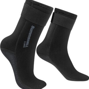 Neopreen Sokken - Watersport Sokken - Duiken en Surfen - Antislip Zool Ontwerp - 3mm Dikte - Zwart