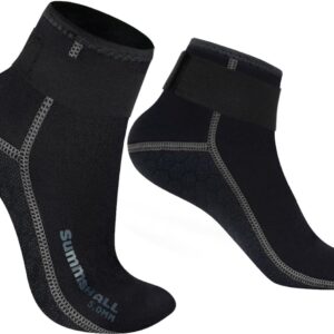 Neopreen Sokken - Wetsuit Sokken - Watersport - 5mm Dikte - Laag Model