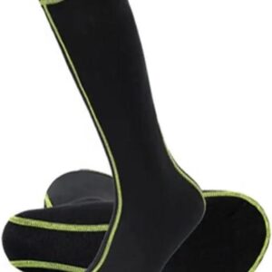 Neopreen Sokken - Wetsuit Sokken - Watersport Bescherming - Antislip Zand Proof - Knielengte - Zwart