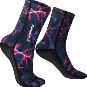 Neopreen Sokken - Wetsuit Sokken - Watersport Bescherming - Thermische Isolatie - 3mm Dikte - Zwart
