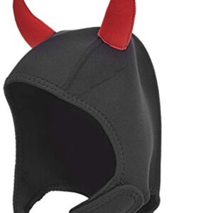 Neopreen Wetsuit Hood - Cartoon Duivel Ontwerp - Rood - Voor Kajakken en Snorkelen