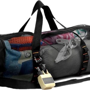 Netten Reis Tassen - Sport Bag - Water Sporten - Waterdicht & Slijtvast - 58x27x27 cm - Zwart