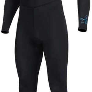 Nivard Wetsuit Heren - Swimsuit - Shorty - Surfpak - Duikpak - Lange Mouw - Zwemsuit - Blauw - XXXL