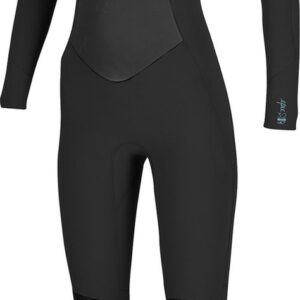 O'Neill Dames Epic 5/4mm Borst Ritssluiting Wetsuit - Black