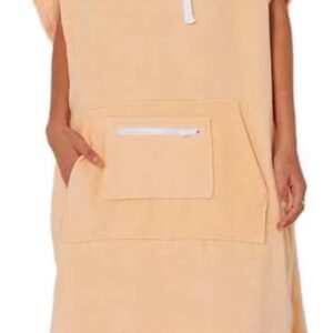 Ocean & Earth Hooded Poncho Oranje
