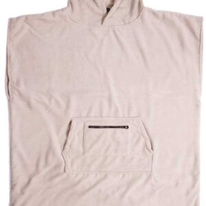 Ocean & Earth Lightweight Hooded Poncho Beige