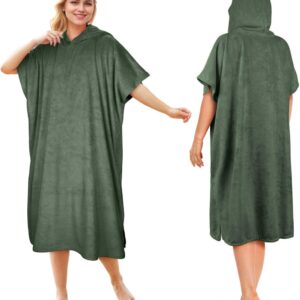 Omgoods - Tirrinia Strand Surf Poncho - Waterabsorberende Wetsuit Verandertowel met Capuchon