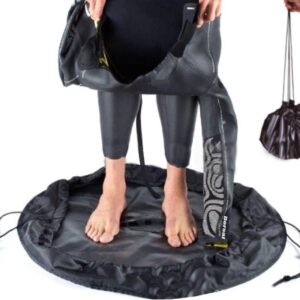 Omkleed Mat - 130cm - Draagbaar - Natte Kleding - Surfen - Kitesurfen - Wetsuit - Strandkleding - Bikini - Waterdicht - Zwemmen - Strand - Zwemkleding - Zwemtas