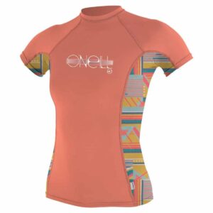 O'neill Wetsuits 4175 Premium Skins Uv-werend T-shirt Met Korte Mouwen Voor Kinderen Oranje 10 Years Meisjes