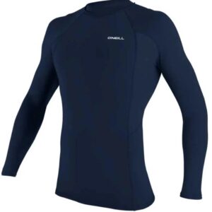 O'neill Wetsuits Basic Skins Rash Guard Met Lange Mouwen Blauw 2XL Man