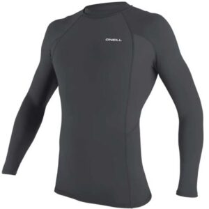 O'neill Wetsuits Basic Skins Rash Guard Met Lange Mouwen Grijs XL Man
