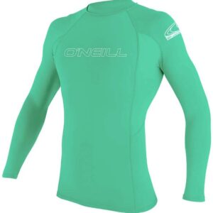 O'neill Wetsuits Basic Skins Rashguard Rashguard Met Lange Mouwen Groen 10 Years Jongens