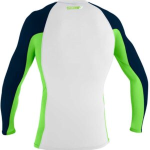 O'neill Wetsuits Premium Skins Rashguard Met Lange Mouwen Groen,Wit L