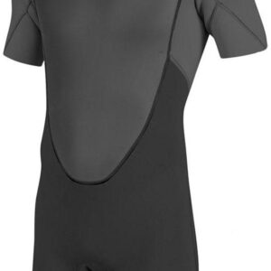 O'neill Wetsuits Reactor Ii 2 Mm Spring Korte Mouw Neopreen Pak Met Rits Op De Rug Zwart,Grijs XS Man