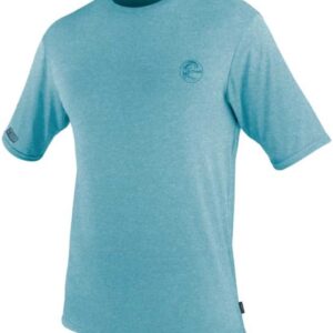 O'neill Wetsuits Trvlr Hybrid Graphic Sun Korte Mouw Rash Guard Blauw L Man