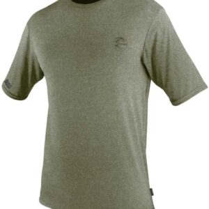 O'neill Wetsuits Trvlr Hybrid Graphic Sun Korte Mouw Rash Guard Groen M Man