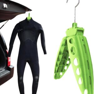 Opvouwbare Hanger - Reishanger Kleding - Droogrek Kleding - Snelle Drainage - 51cm Uitgevouwen - Groen