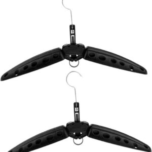 Opvouwbare Hangers - Pak Droger - Duikspullen Drogen - Snelle Waterafvoer - 2 Stuks - Zwart