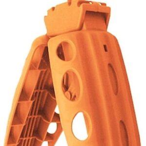Opvouwbare Kleerhanger - Neopreenhanger Surfhanger - Drogen van Kleding - Corrosiebestendig Hol Ontwerp - 51 cm Uitgevouwen - Oranje