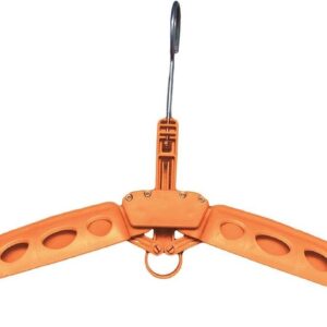 Opvouwbare Wetsuit Hanger - Duik Hanger Rack - Wetsuit Drogen - Geventileerd Hol Ontwerp - 51 cm Uitgevouwen - Oranje