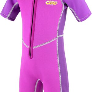 Osprey Oyster Baby Wetsuit Roze - Zwempak - Zwemkleding Meisjes - Maat 1 Lengte 80-90 cm / Gewicht 11-13.5 kg