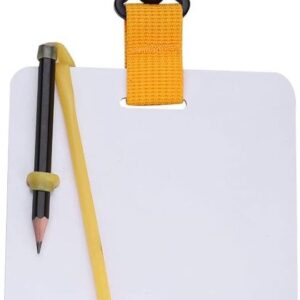 Plastic Schrijfboard met Clip en Potlood voor Onderwater Activiteiten zoals Duiken, Snorkelen en Vissen, Ideaal voor Water Sporten