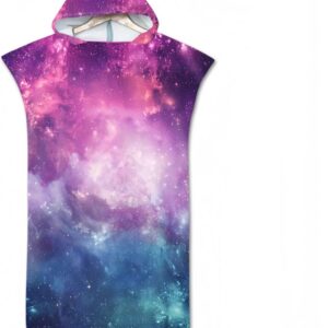 Proumhang Volwassen Hooded Strandlaken Veranderende Handdoek Gewaad Handdoek Poncho Deken voor Strand Surfen Zwemmen Baden Wetsuit Veranderende 75x110cm Stijl 1