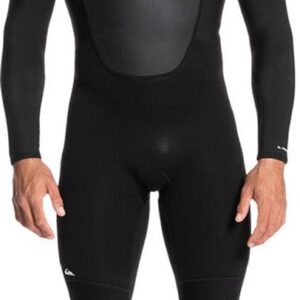 Quiksilver 3/2 Mm Prologue Wetsuit Met Lange Mouwen En Rits Op De Rug Zwart XS Man