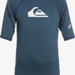 Quiksilver - UV Surf T-shirt voor jongens - All Time Korte mouw - UPF50 - Navy Blazer - Blauw - maat 158-164cm (13-14 jaar)