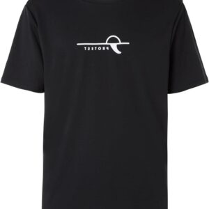 Rashguard Korte Mouw - Sportshirt Dames - Watersport Bescherming - Ademend Materiaal - Unisex - Zwart