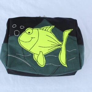 Recycle accessoires tasje | Procean | Gele vis