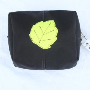 Recycle accessoires tasje | Procean | Neon geel blad