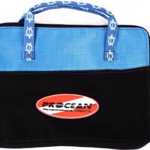 Recycle ipad tas | Procean | Zwart - Blauw