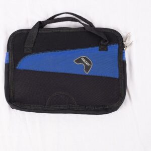 Recycle ipad tas | Procean | Zwart met Blauwe details