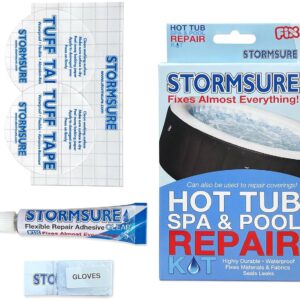 Reparatieset Hot Tub - Waterdichte Lijm - Lekken Dichten - Flexibel en Sterk - 17 x 2 x 2 cm