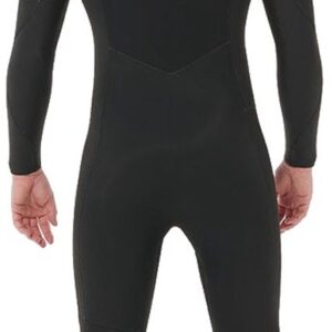 Rip Curl Dawn Patrol 5/4 Mm Lang Mouw Neopreen Pak Met Capuchon En Borst Rits Zwart LS Man